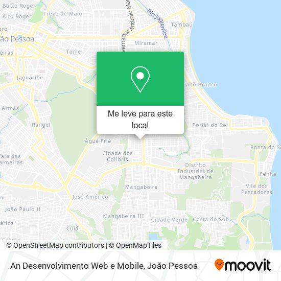An Desenvolvimento Web e Mobile mapa