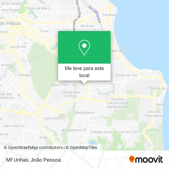 Mf Unhas mapa