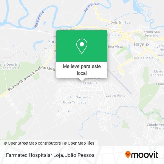 Farmatec Hospitalar Loja mapa