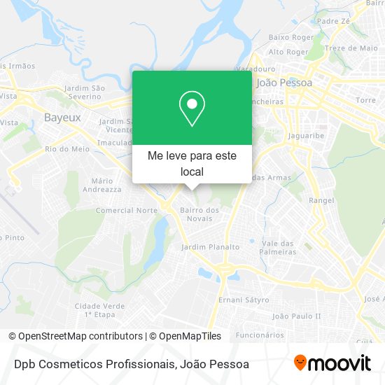 Dpb Cosmeticos Profissionais mapa