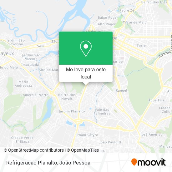 Refrigeracao Planalto mapa