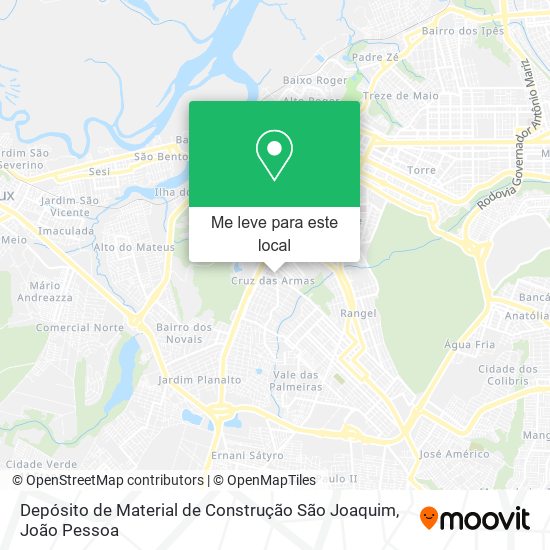 Depósito de Material de Construção São Joaquim mapa