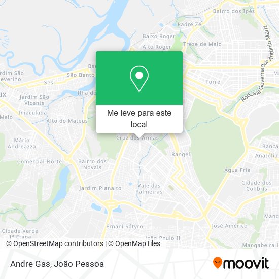 Andre Gas mapa