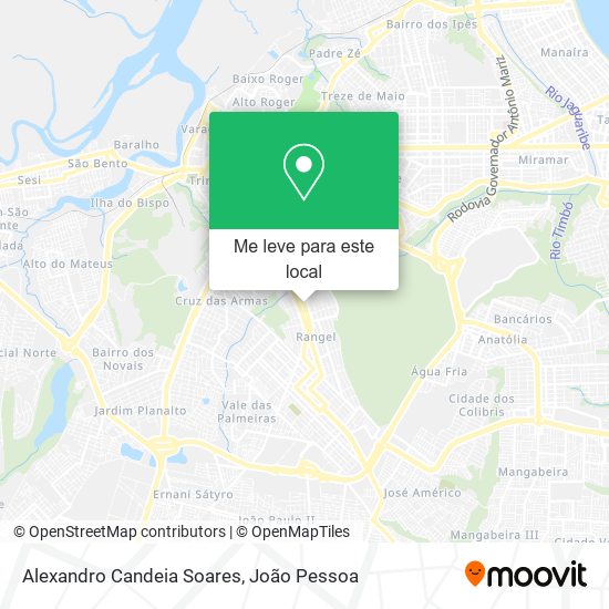 Alexandro Candeia Soares mapa