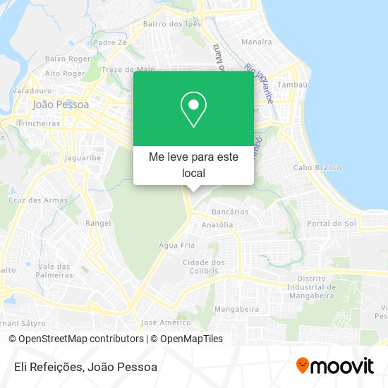 Eli Refeições mapa