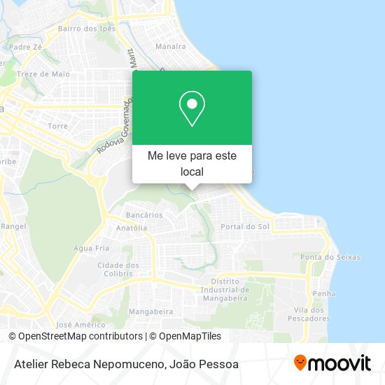 Atelier Rebeca Nepomuceno mapa