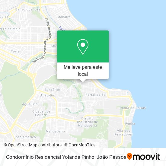 Condomínio Residencial Yolanda Pinho mapa