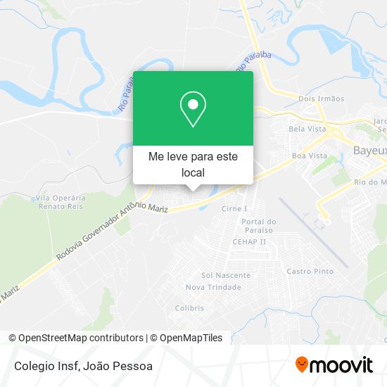 Colegio Insf mapa