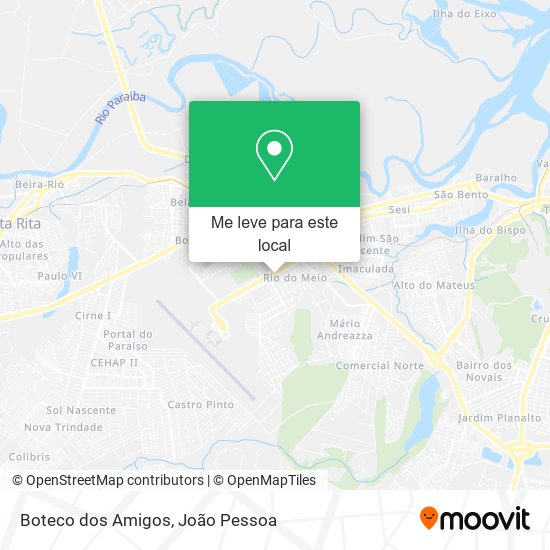 Boteco dos Amigos mapa