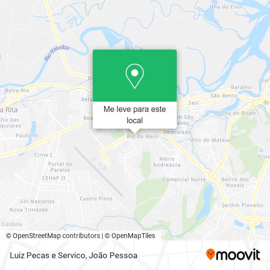 Luiz Pecas e Servico mapa