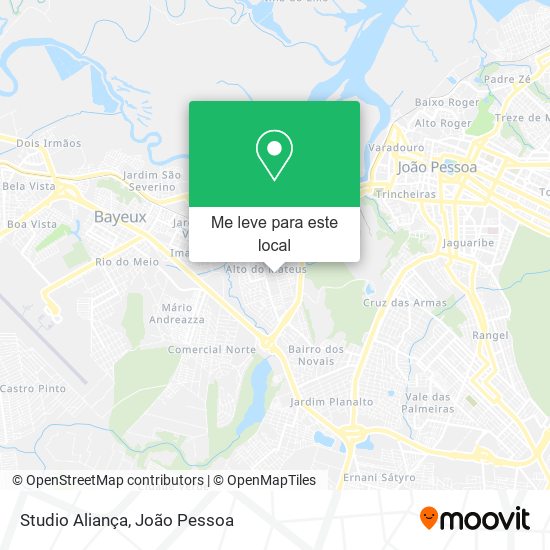 Studio Aliança mapa