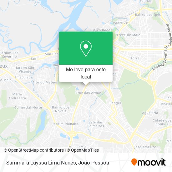 Sammara Layssa Lima Nunes mapa