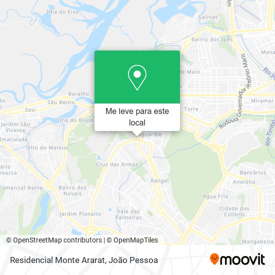 Residencial Monte Ararat mapa