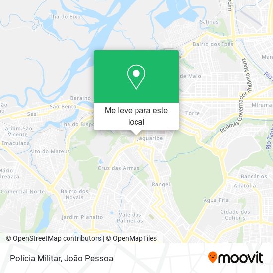 Polícia Militar mapa