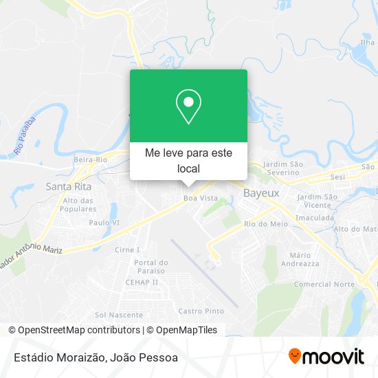 Estádio Moraizão mapa