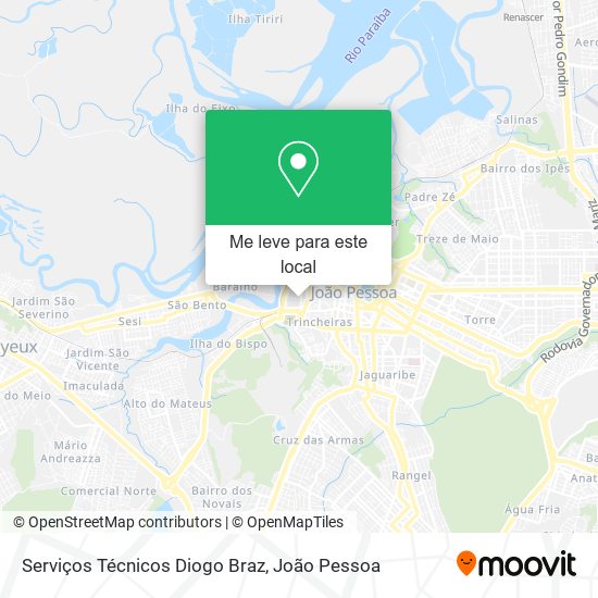 Serviços Técnicos Diogo Braz mapa