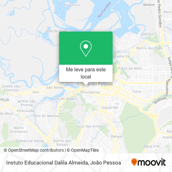 Instuto Educacional Dalila Almeida mapa