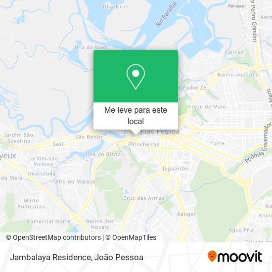 Jambalaya Residence mapa