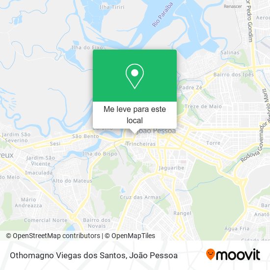 Othomagno Viegas dos Santos mapa