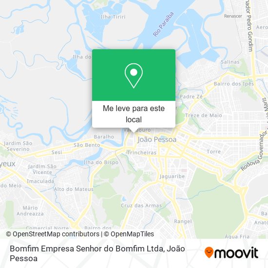 Bomfim Empresa Senhor do Bomfim Ltda mapa