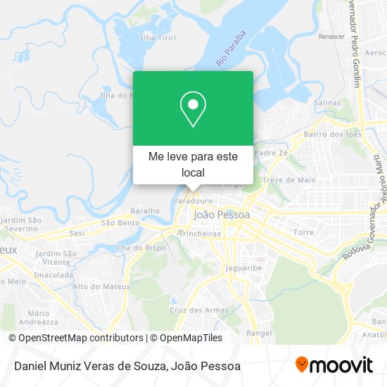 Daniel Muniz Veras de Souza mapa