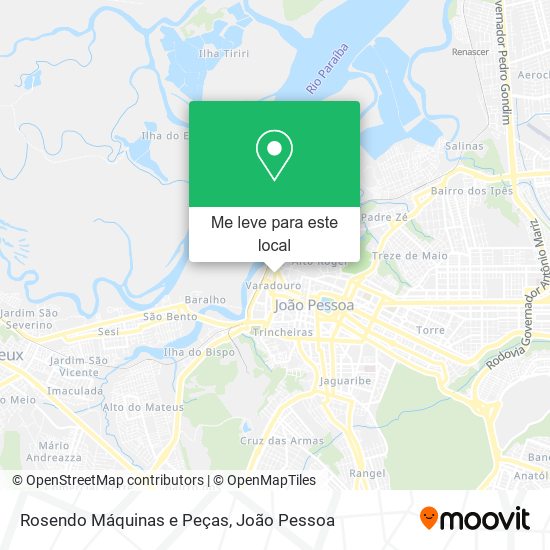 Rosendo Máquinas e Peças mapa