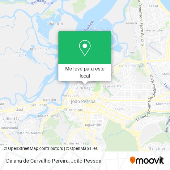 Daiana de Carvalho Pereira mapa