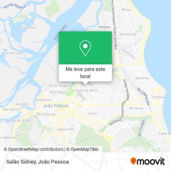 Salão Sidney mapa
