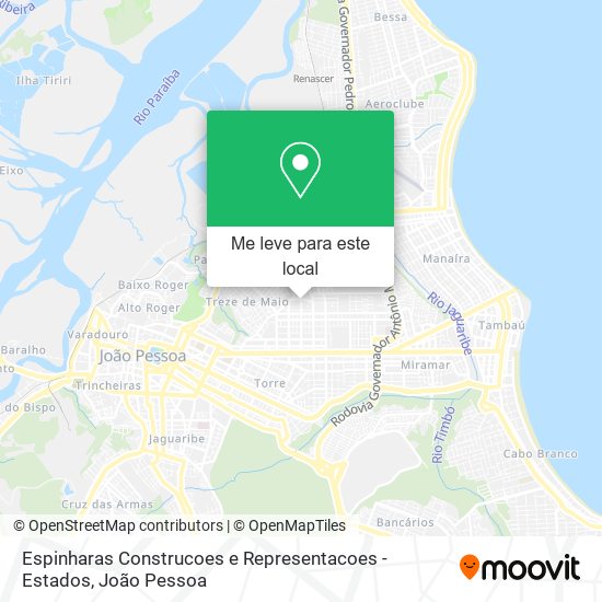 Espinharas Construcoes e Representacoes - Estados mapa