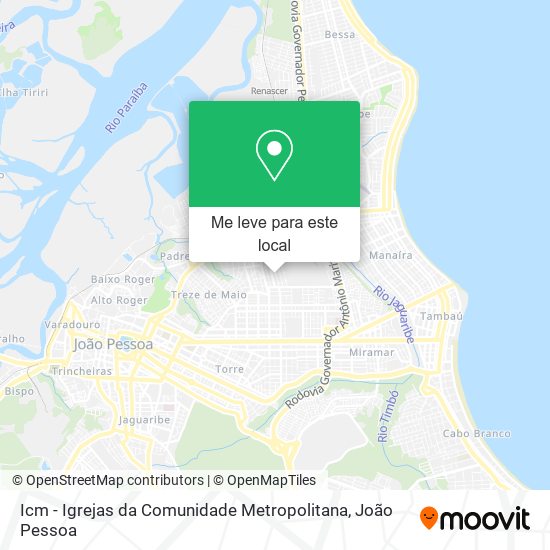Icm - Igrejas da Comunidade Metropolitana mapa