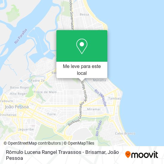 Rômulo Lucena Rangel Travassos - Brisamar mapa