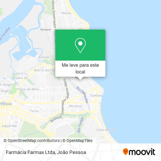 Farmácia Farmax Ltda mapa