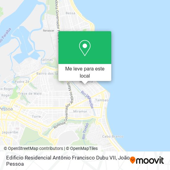 Edificio Residencial Antônio Francisco Dubu VII mapa