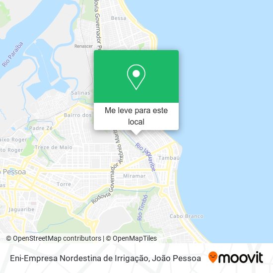 Eni-Empresa Nordestina de Irrigação mapa