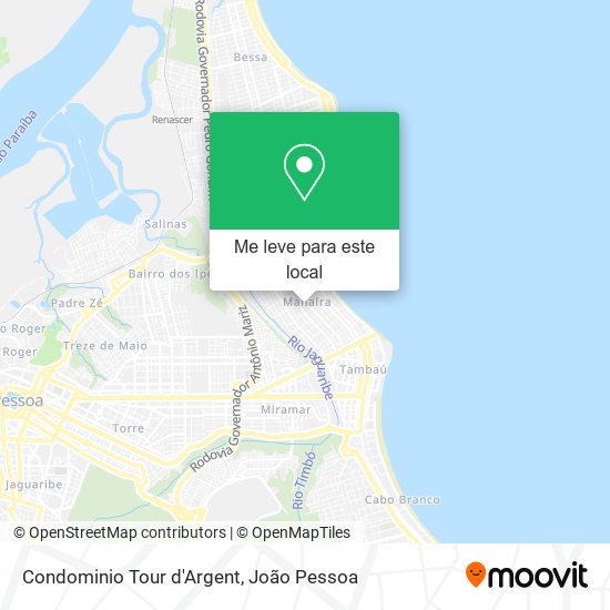 Condominio Tour d'Argent mapa