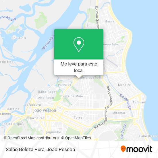 Salão Beleza Pura mapa