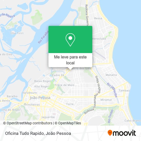 Oficina Tudo Rapido mapa