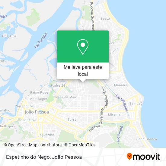 Espetinho do Nego mapa