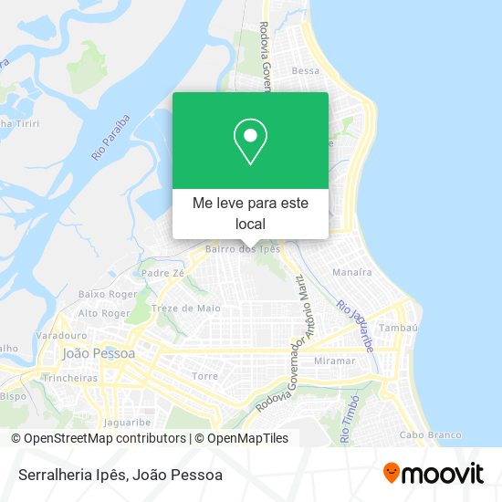 Serralheria Ipês mapa