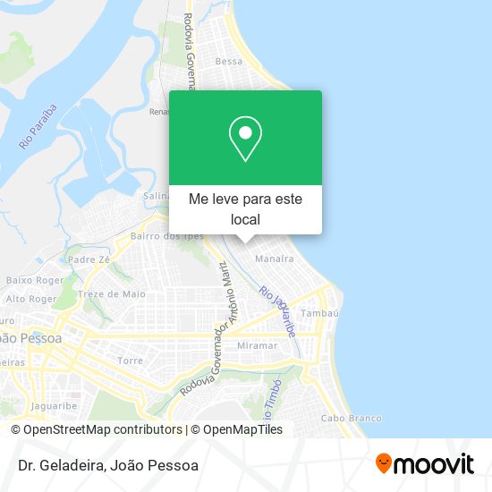 Dr. Geladeira mapa