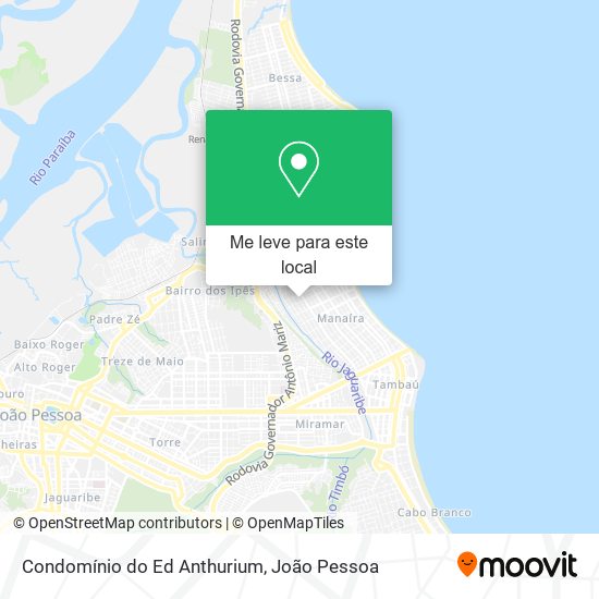 Condomínio do Ed Anthurium mapa