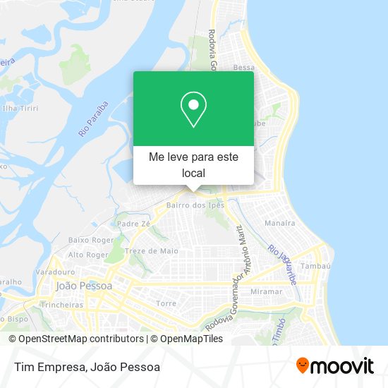 Tim Empresa mapa