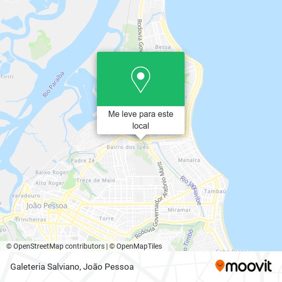 Galeteria Salviano mapa