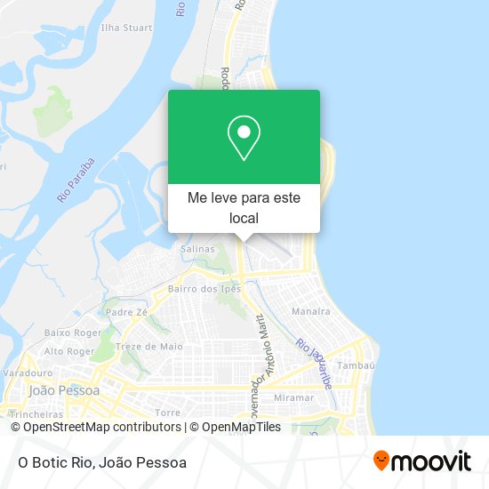 O Botic Rio mapa