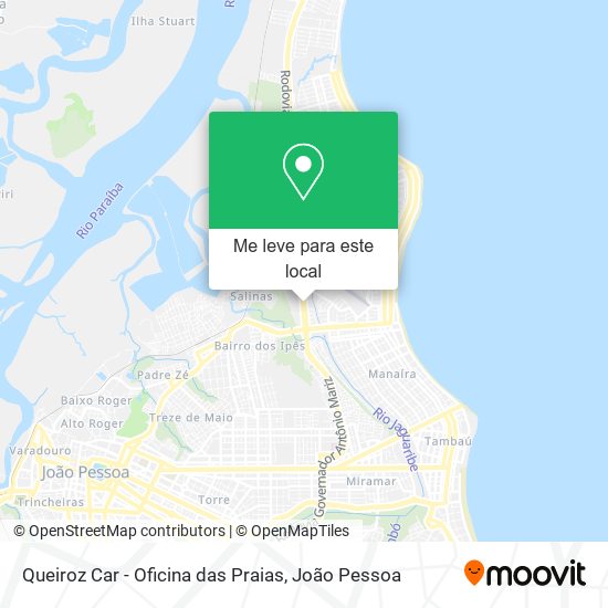 Queiroz Car - Oficina das Praias mapa