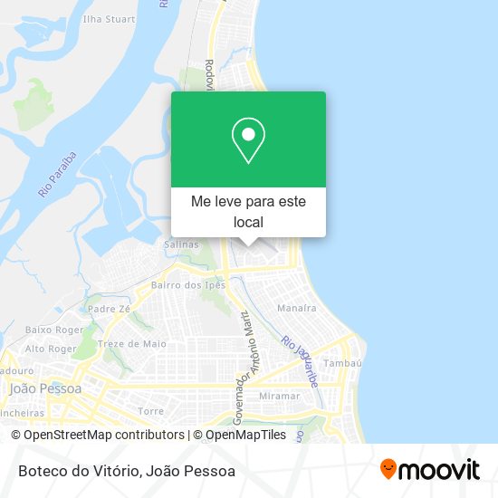 Boteco do Vitório mapa