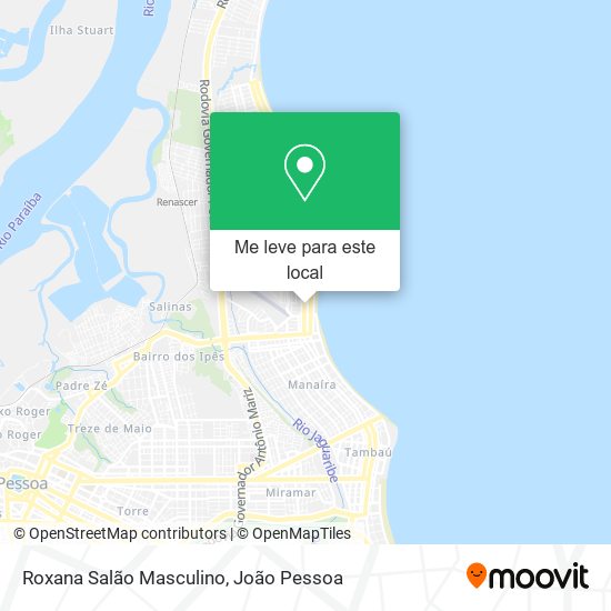 Roxana Salão Masculino mapa