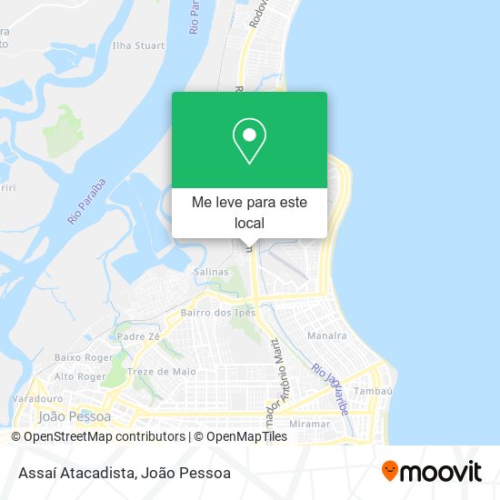 Assaí Atacadista mapa