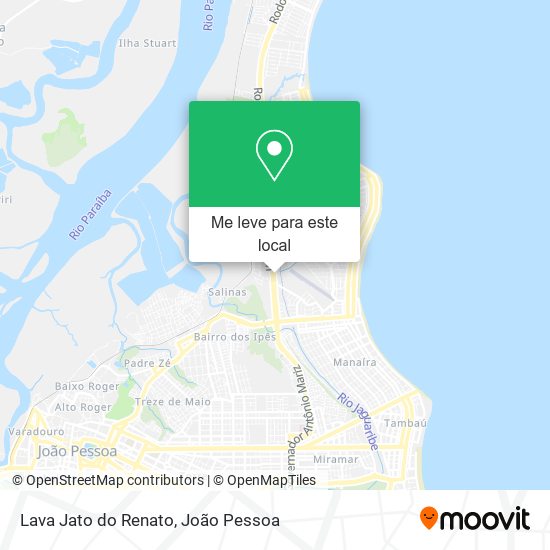 Lava Jato do Renato mapa