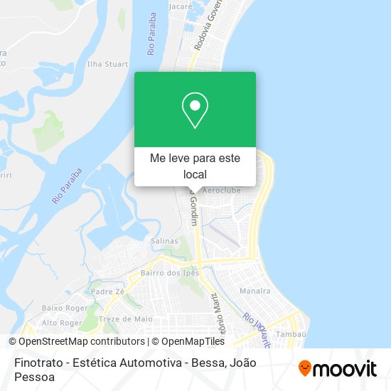 Finotrato - Estética Automotiva - Bessa mapa